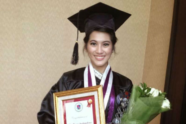 Kebahagiaan Alyssa Soebandono usai menyelesaikan kuliahnya di luar negeri